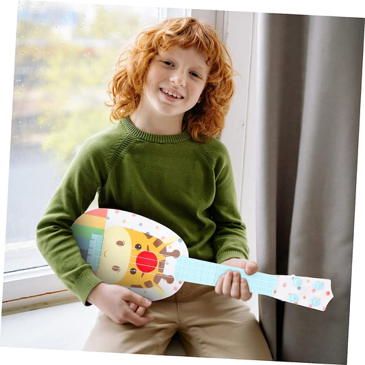 3pcs Ukulele Toy Plastic Playes Mini Toys Kids Ukulele Musical Instrument Plaything Children Ukulele Toy Musical Toy Ukulele Plaything Plastic Ukulele Mini Ukulele Guitar Baby