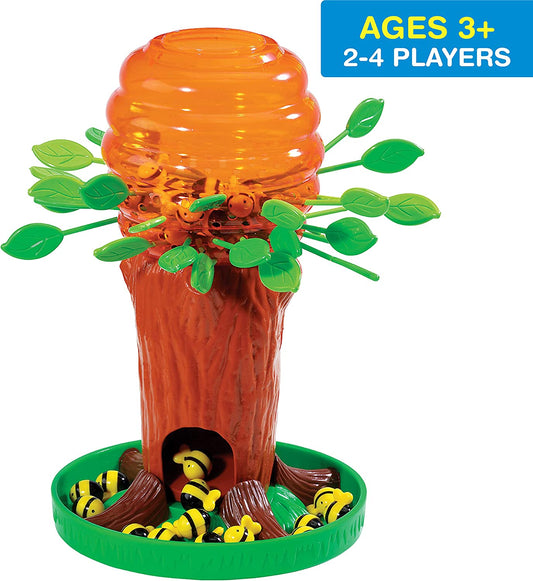 Game Zone Honey Bee Tree Game – Please Don’t Wake the Bees – 2 to 4 Players, Ages 3 and Up