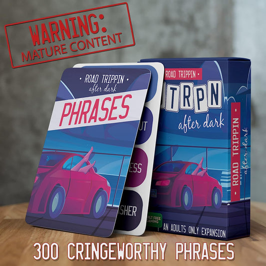 Road Trippin - The License Plate Game - A Competitive Word Game Where You Create & Guess Vanity License Plates (2+ Players) (After Dark Expansion)