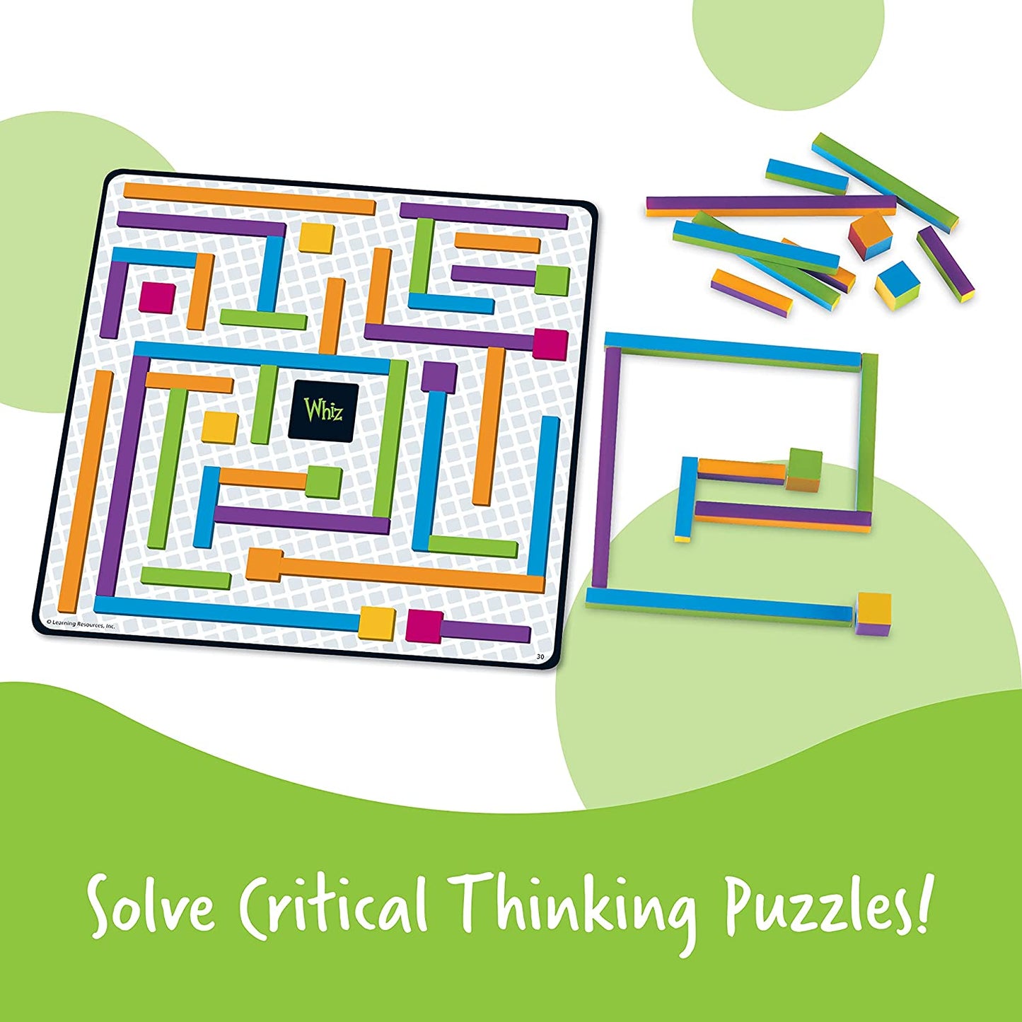 Learning Resources iTrax Critical Thinking Game - 69 Pieces, Ages 6+ Brainteaser Games for Kids, Develops Critical Thinking Skills, Board Games