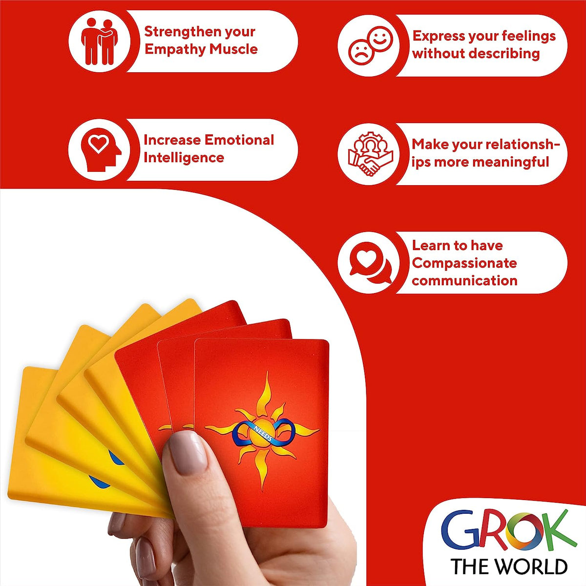 Conversation Cards & Empathy Games | 20 Playful and Profound Games to Build Engaging & Meaningful Connections | Strengthen Your Emotional Intelligence, and Develop Lasting Relationships