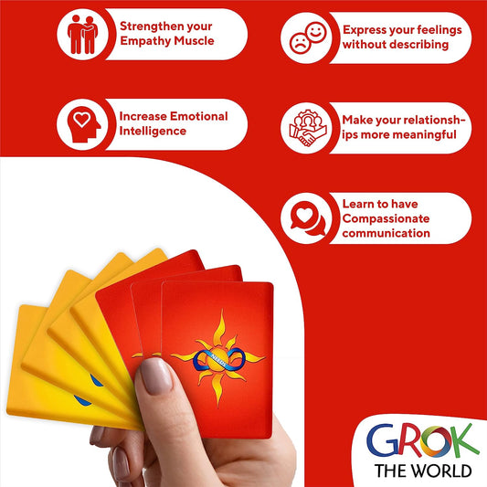 Conversation Cards & Empathy Games | 20 Playful and Profound Games to Build Engaging & Meaningful Connections | Strengthen Your Emotional Intelligence, and Develop Lasting Relationships