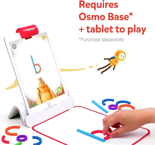 Little Genius Sticks & Rings-2 Educational Learning Games -Ages 3-5-Imagination,Letter Formation & Creativity-For iPad or Fire Tablet -STEM Toy,Boy & Girl(Base Required - Amazon Exclusive)