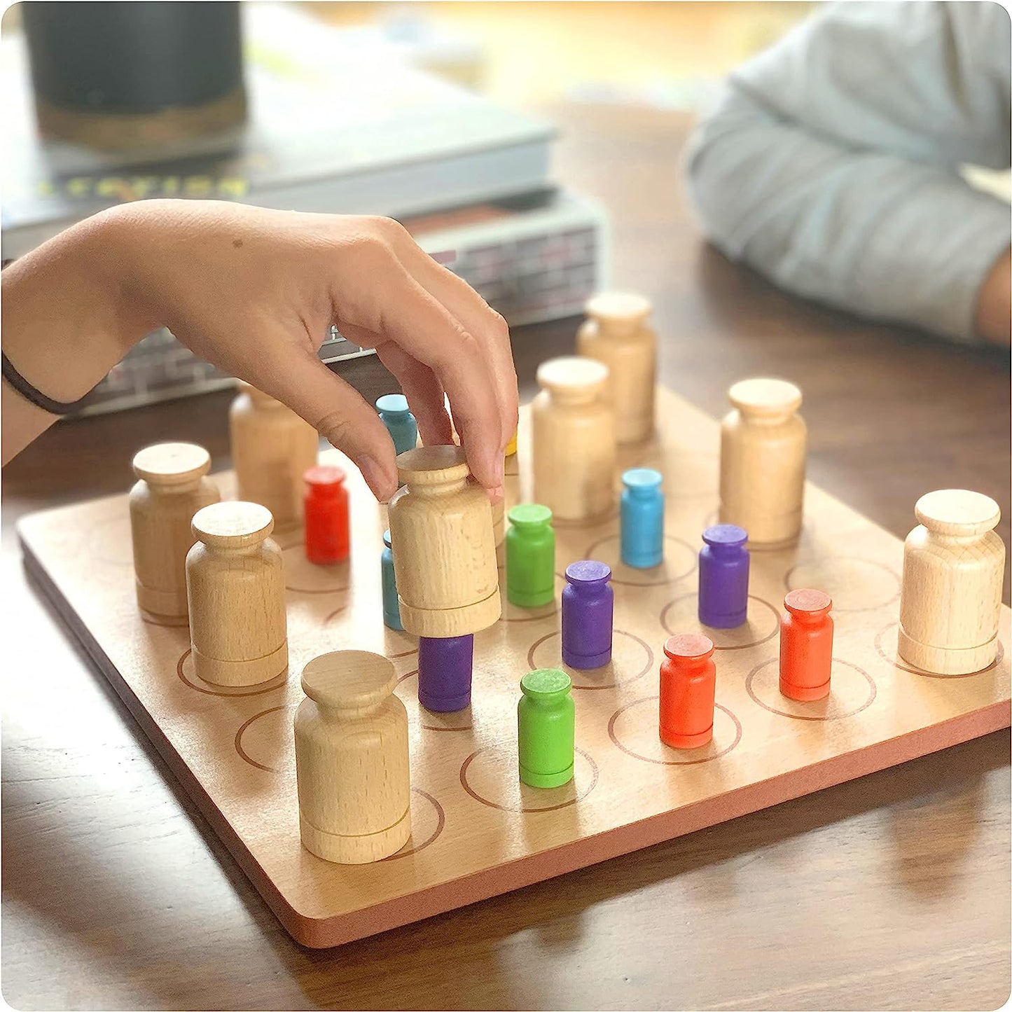Kloak - Strategy Board Game for Kids and Adults - For Ages 8+ - Kloak and Unkloak to Get Three In A Row