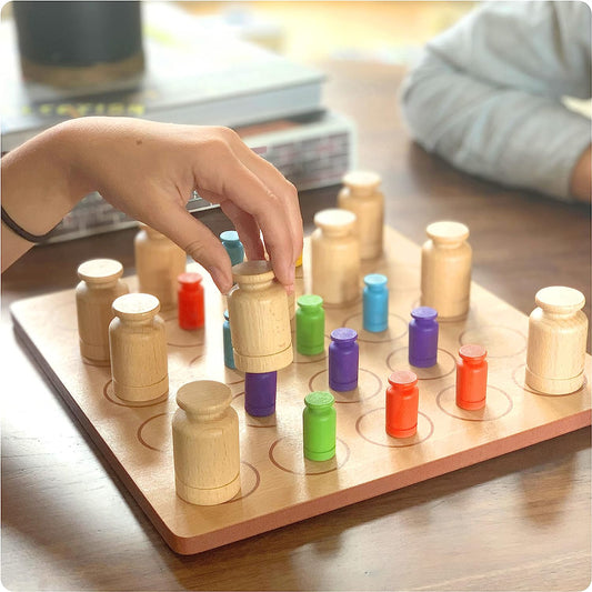 Kloak - Strategy Board Game for Kids and Adults - For Ages 8+ - Kloak and Unkloak to Get Three In A Row