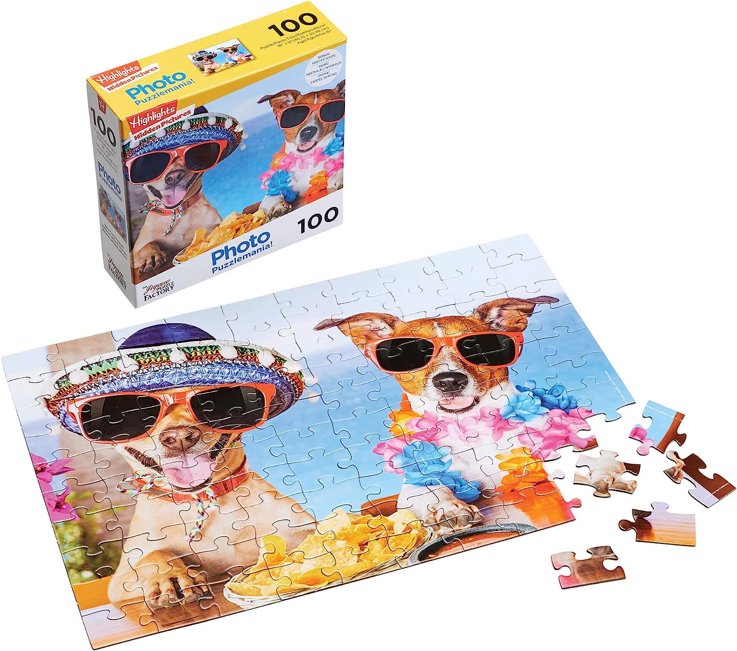 Highlights Hidden Pictures Jigsaw Puzzles Set of 3