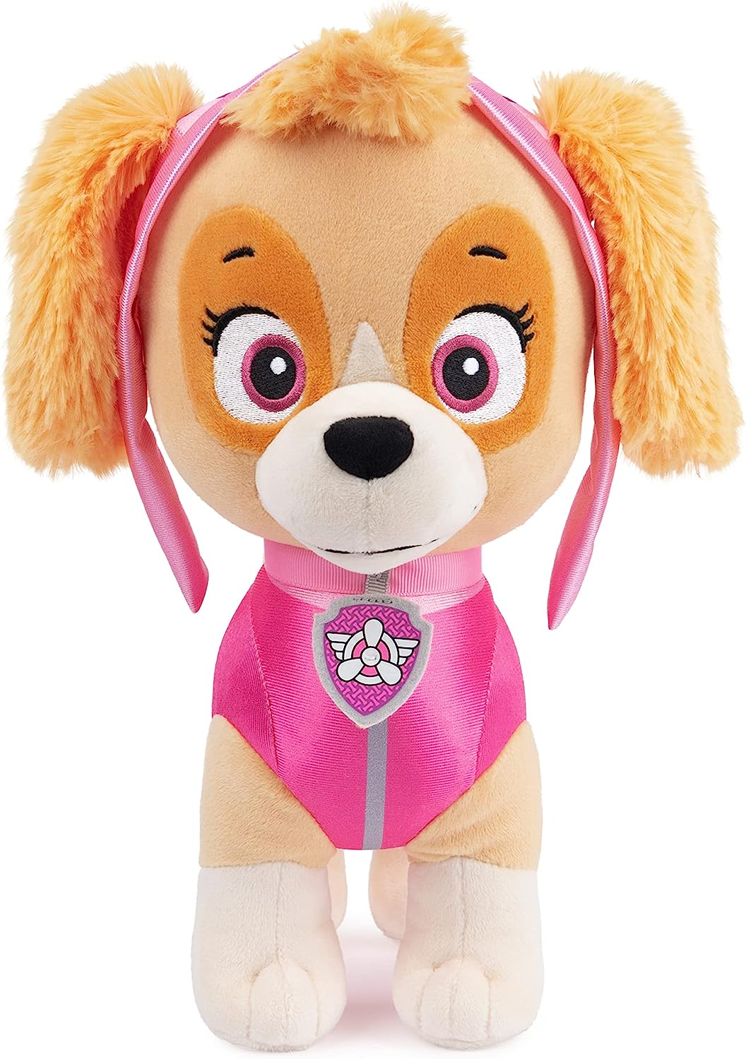 PAW Patrol Skye in Heroic Standing Position, Premium Stuffed Animal for Ages 1 and Up, 12”