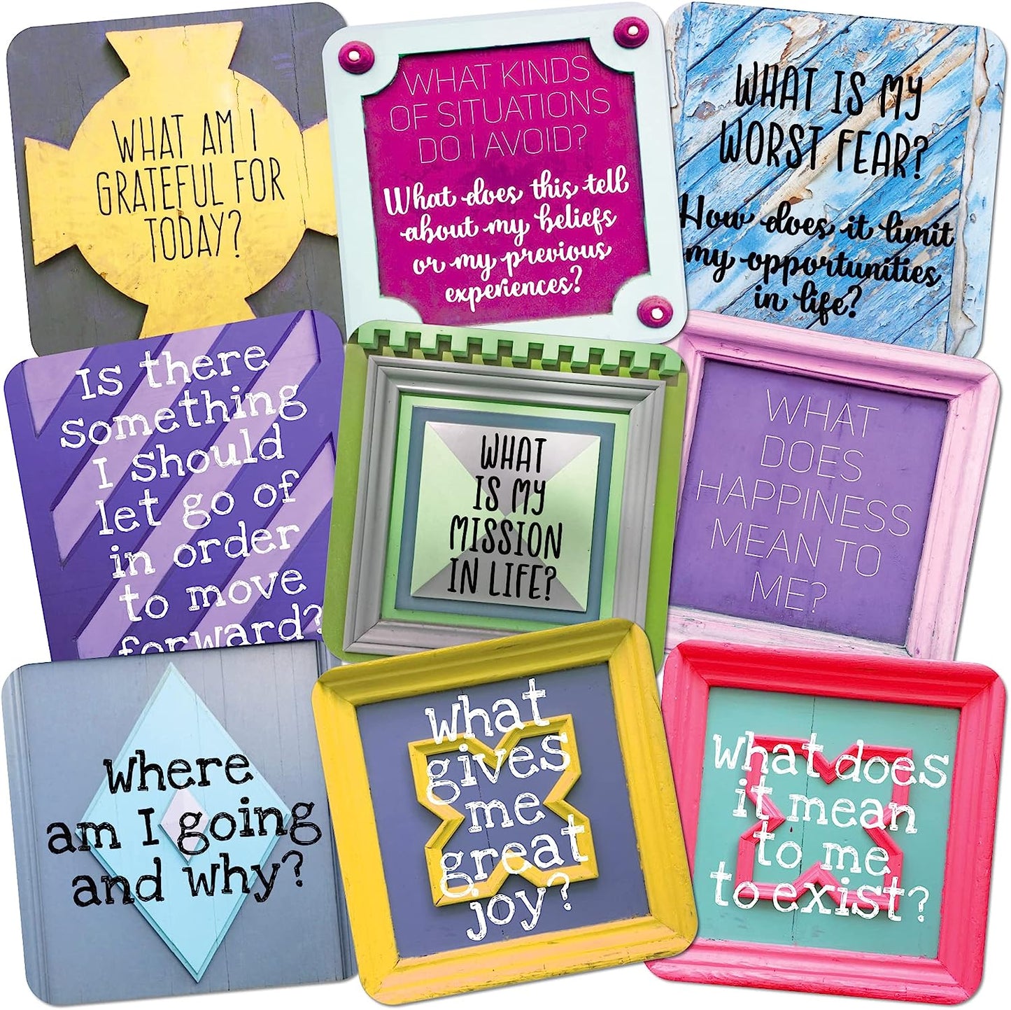 Empowering Questions Cards - 52 Cards for Mindfulness & Meditation, Writing, or Any Other Process You Choose - The Original Deck