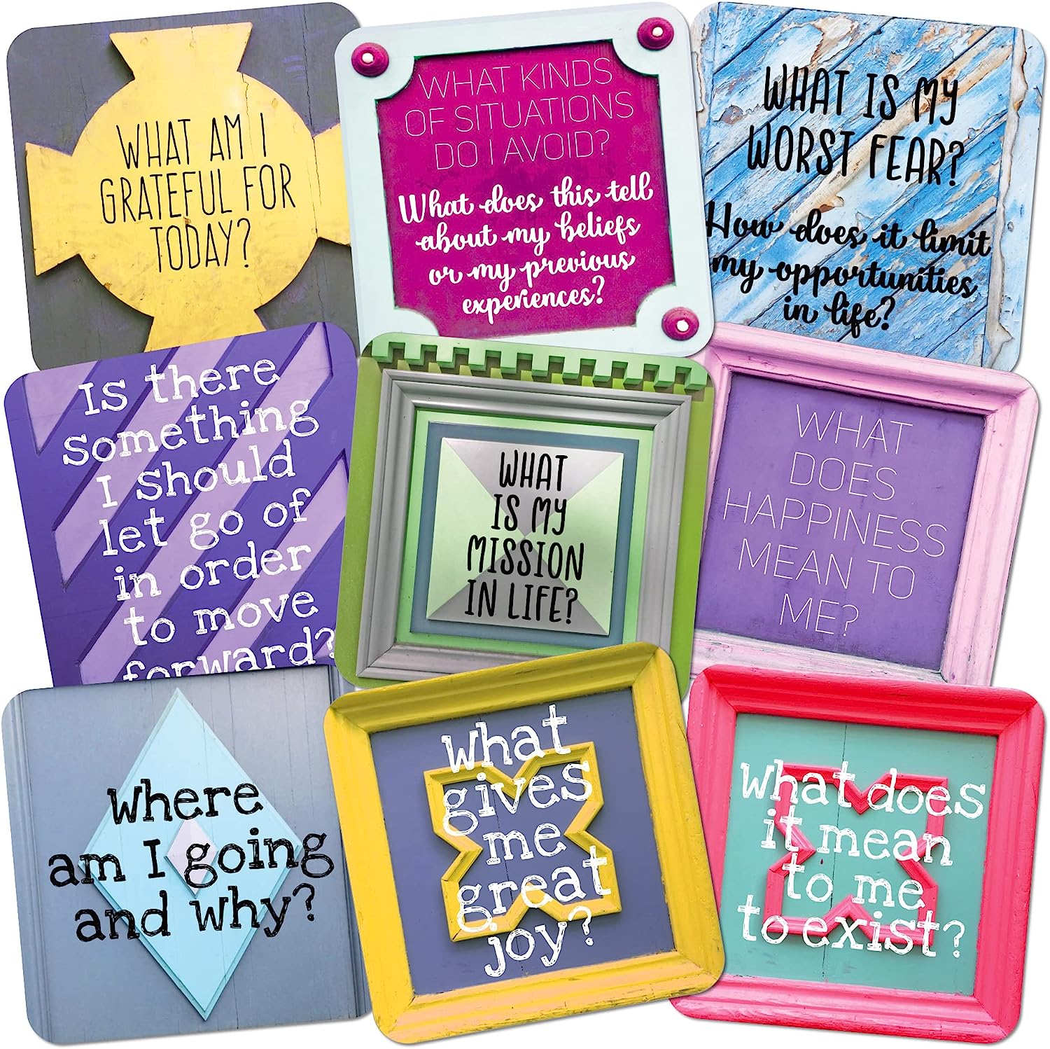 Empowering Questions Cards - 52 Cards for Mindfulness & Meditation, Writing, or Any Other Process You Choose - The Original Deck