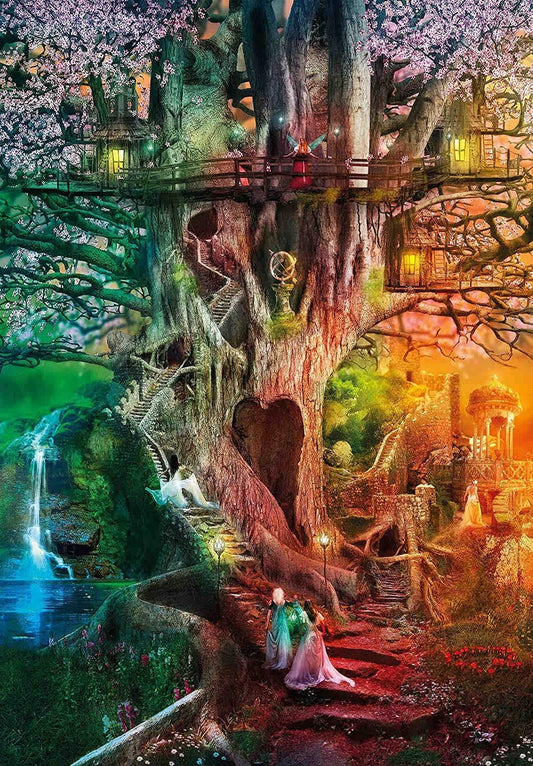 Tree of Dreams, 1000 Piece Wooden Puzzle, Educational Game Home Decor Puzzle