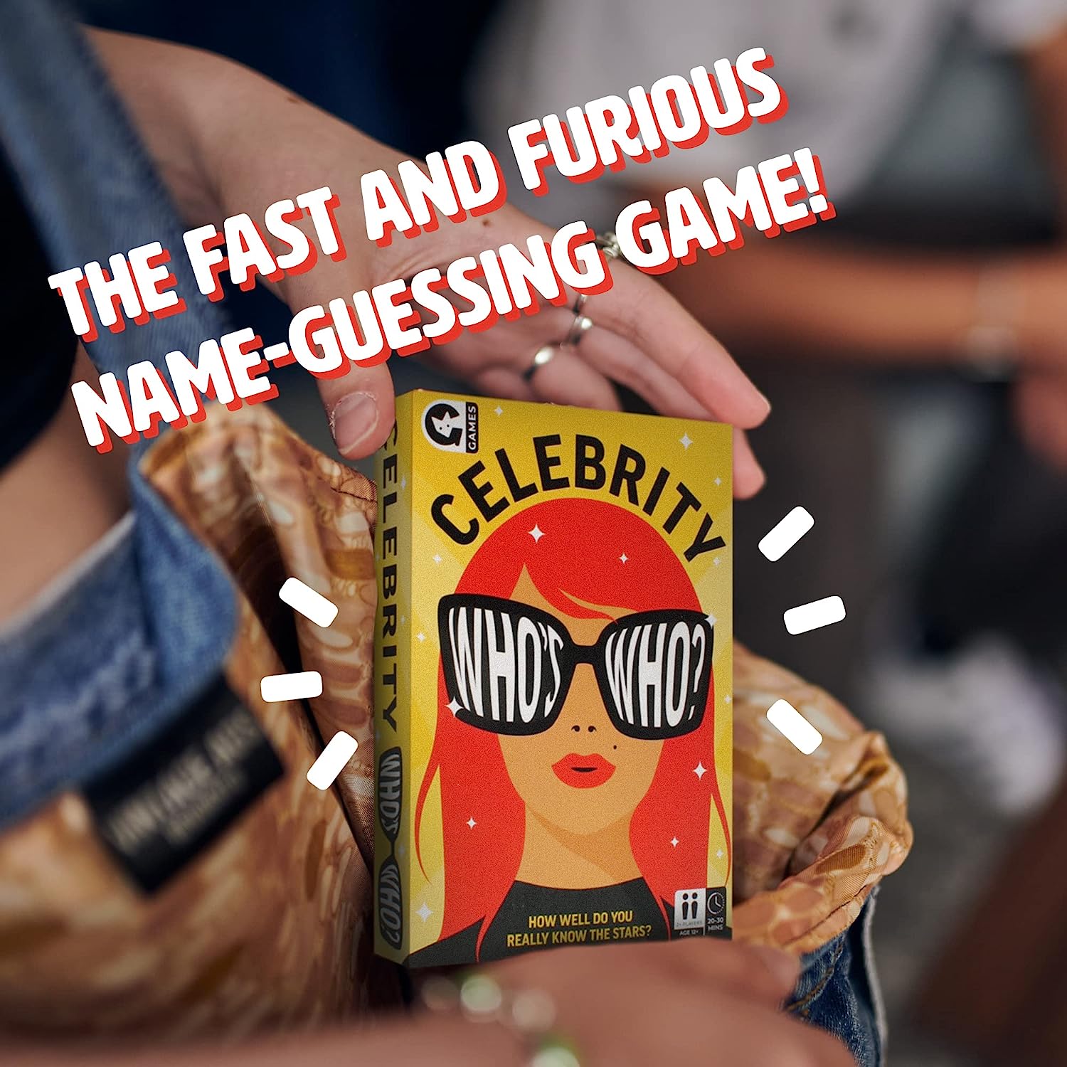 Who’s Who Celebrity Card Game. Fun Celebrity Name Guessing Game. Family Games for Parties, Game Nights and More. Fast-Paced Card Games for Adults and Teens