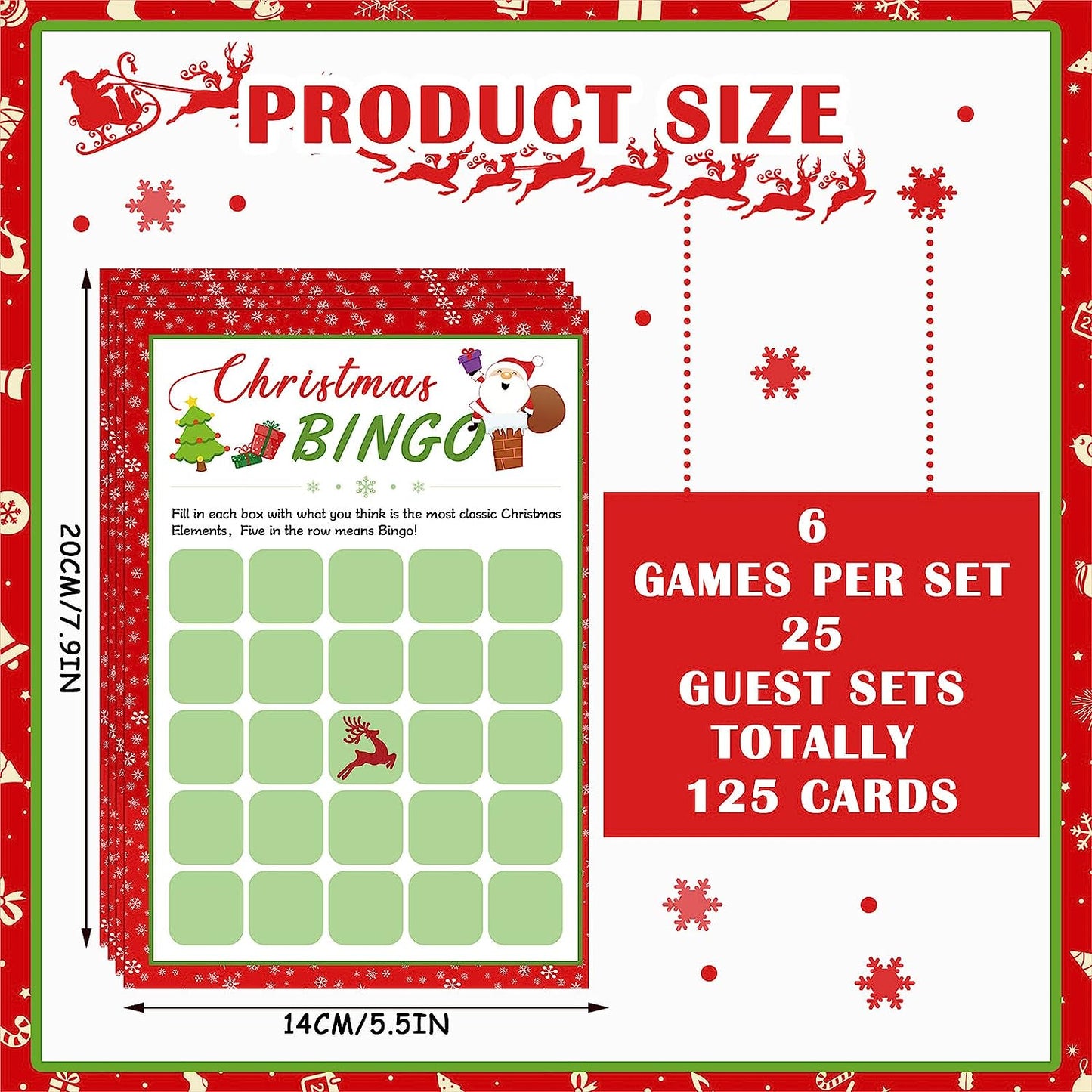 150 Sheets Chris as Bingo Game Xmas Holiday Winter Party Supplies Favors Word Scramble Games Word Search Game Funny Chris as Party Game Set for Kids School Classroom Prizes, 6 Styles