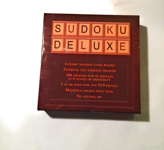 Wooden Deluxe Sudoku Board Game