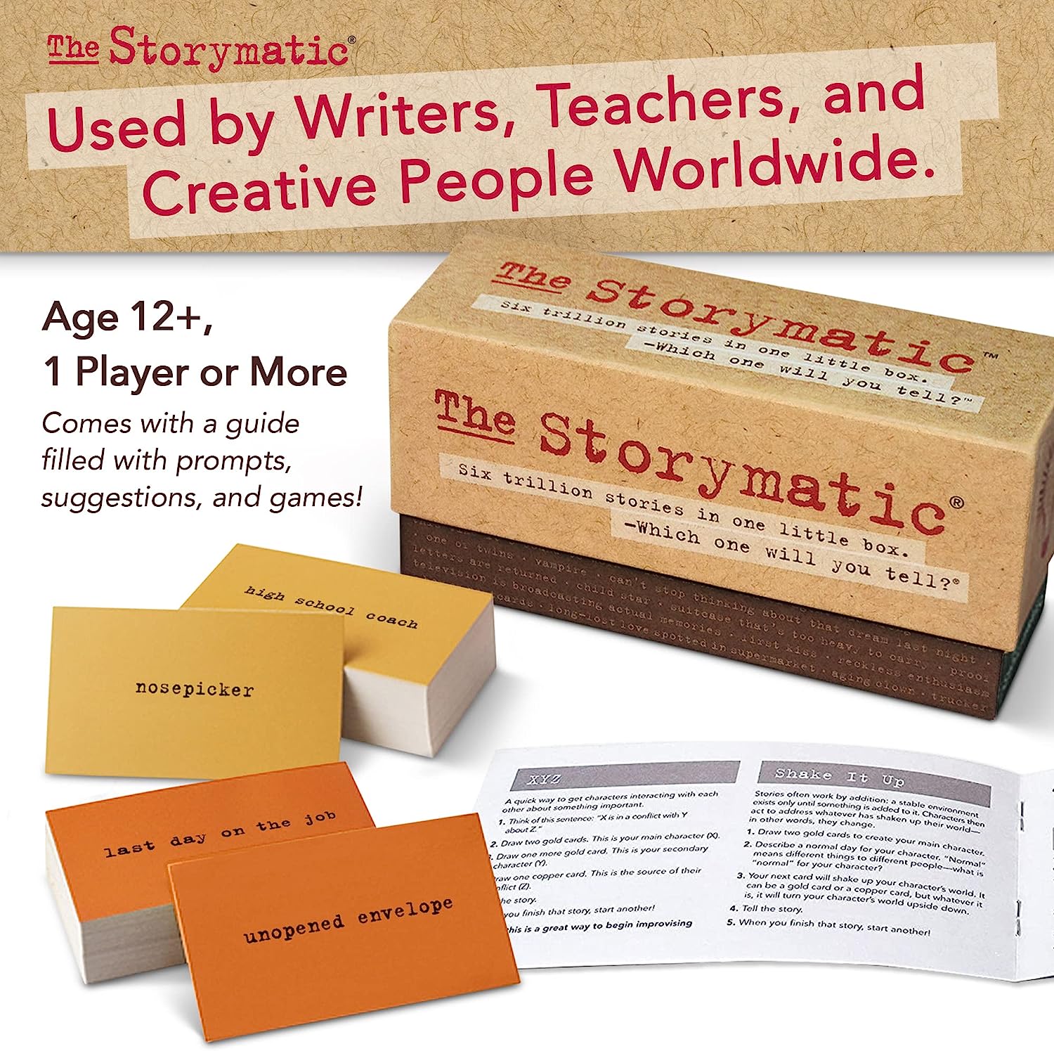 Classic – Creative Writing Prompts and Story Games – Storyteller Cards – Teacher Tool