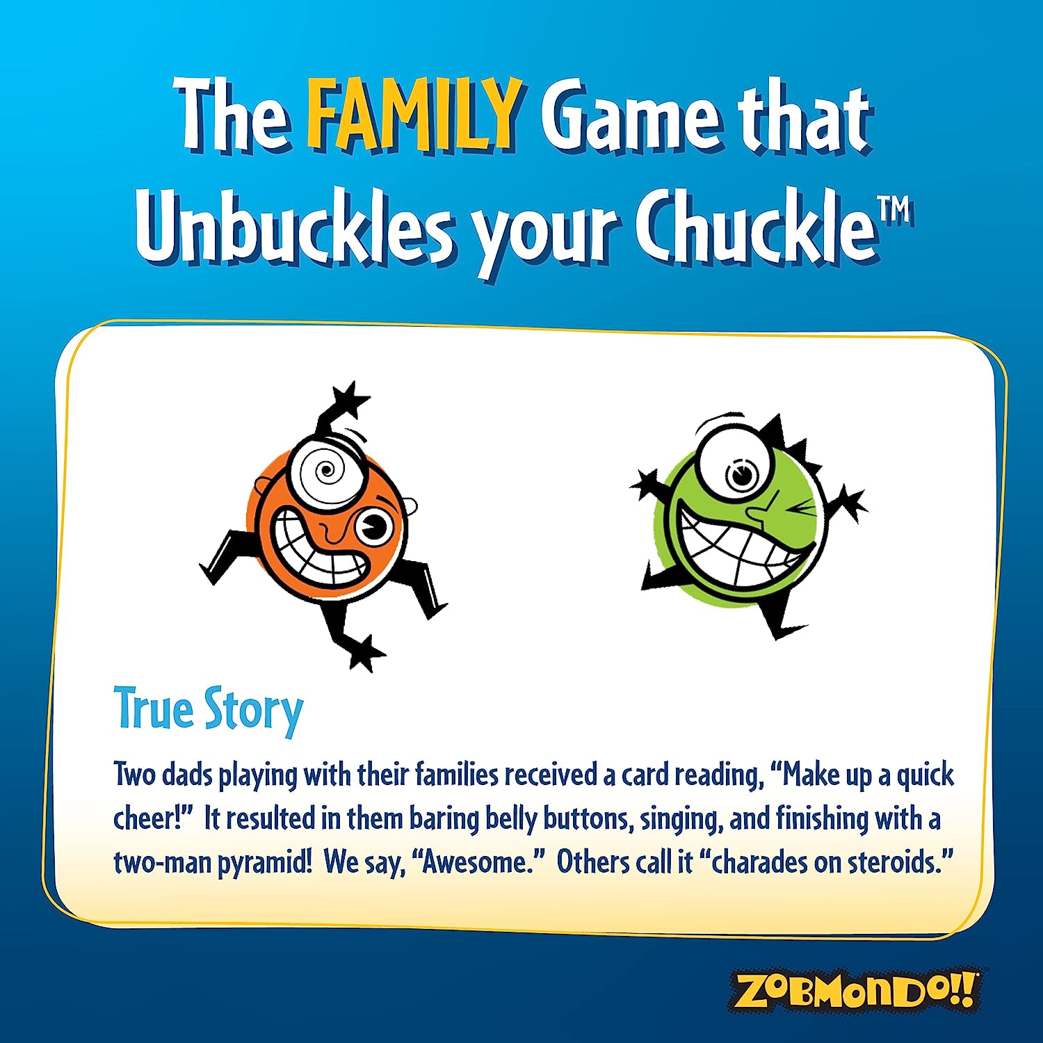 Don't Make Me Laugh! Silly Charades Party Game, Hilarious Fun for Families and Kids, Award-Winning Game, For Ages 5 and up