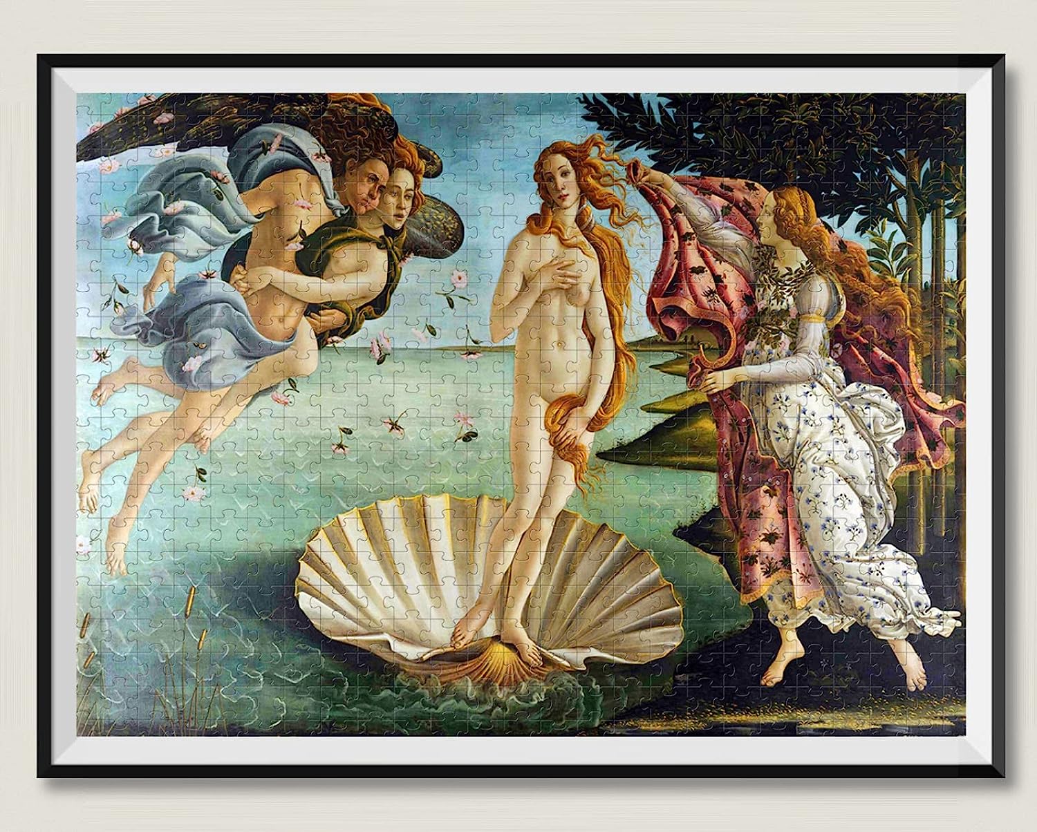 Adult Jigsaw 2000 Piece Jigsaw Birth of Venus Challenge Puzzle Set Children's Educational Games Entertainment Gifts