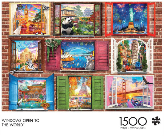 Windows Open to The World - 1500 Piece Jigsaw Puzzle