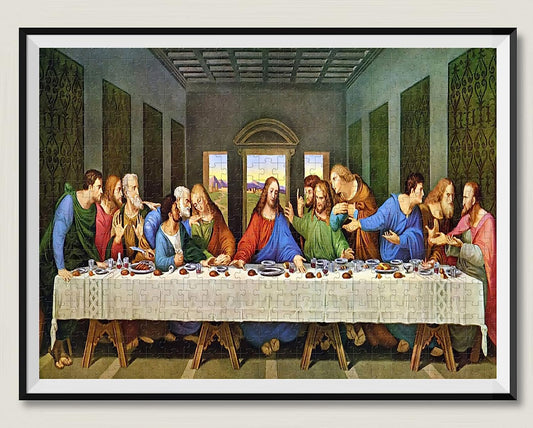 2000 Piece Puzzle Wooden Last Supper Gift Toy Best DIY Home Decor for Adults