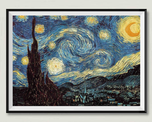 Starry Night, 5000 Piece Wooden Puzzle, Jigsaw Puzzles Educational Game Home Decor Jigsaw