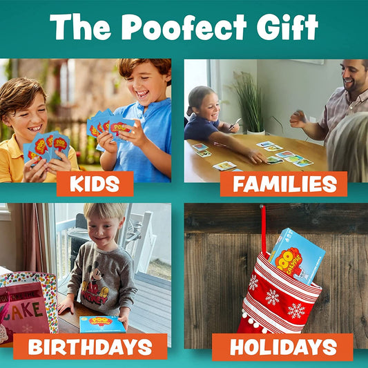 The Hilarious Card Game for Immature People - Easy and Strategic Family-Friendly Party Game for Adults, Teens & Kids - 2-4 Players