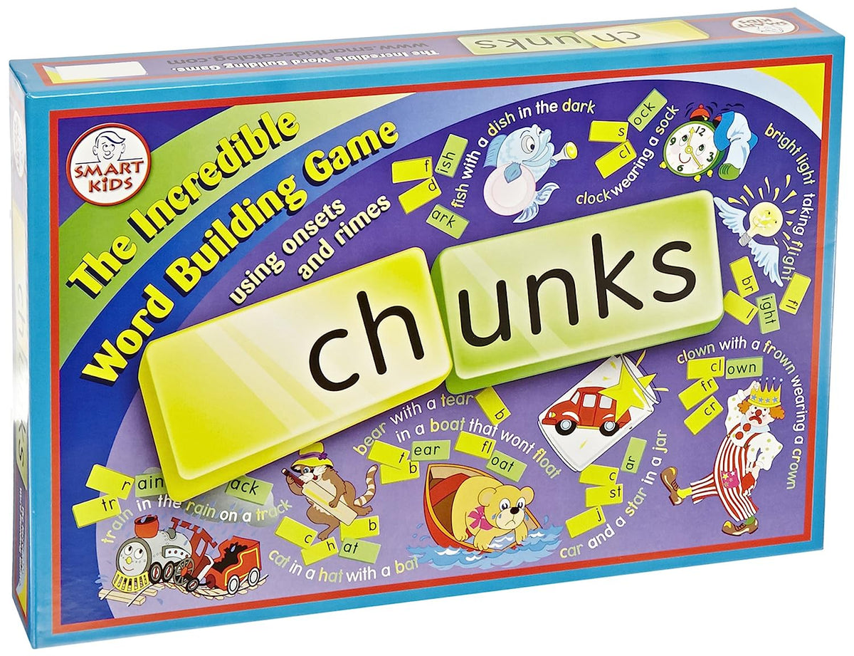 Chunks The Incredible Word Building Game , Blueberry - 195-15, 10 Ounces