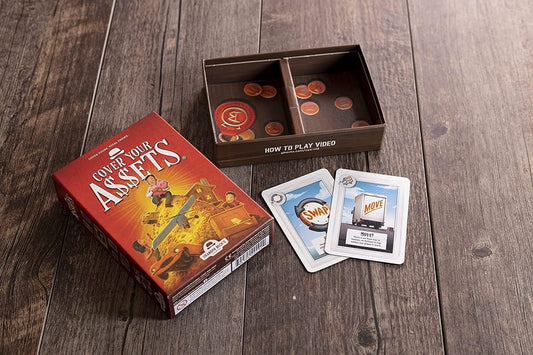 Cover Your Assets | from The Creators of Skull King | Easy to Learn and Outrageously Fun for Kids, Teens, & Adults Alike | 2-6 Players Ages 7+