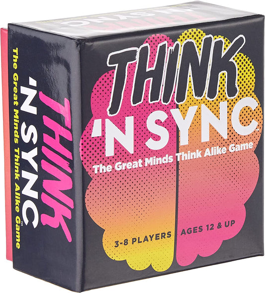 Think 'N Sync - The Great Minds Think Alike Game Card Game & - Hit List - 1 Clue, 6 Answers, 30 Seconds
