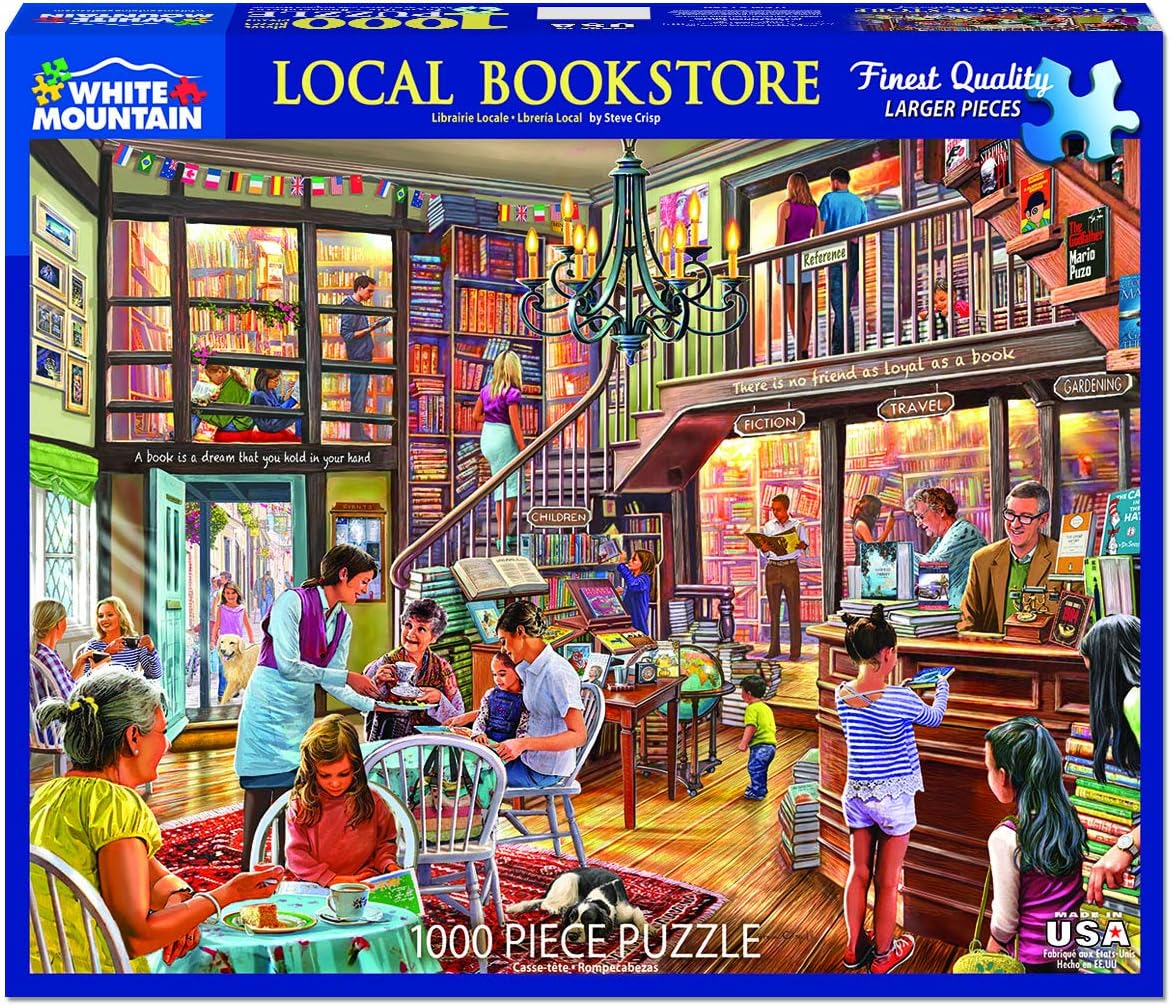 Puzzles Local Bookstore - 1000 Piece Jigsaw Puzzle