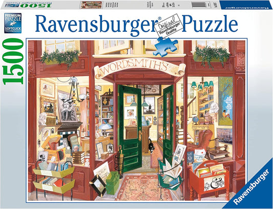 Wordsmith's Bookshop 1500 Piece Jigsaw Puzzle for Adults - 16821 - Every Piece is Unique, Softclick Technology Means Pieces Fit Together Perfectly