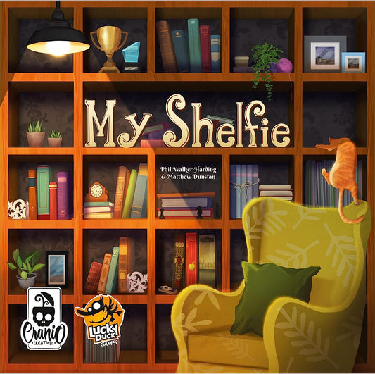 My Shelfie Board Game | Set Collection Strategy Game | Pattern Building Game | Fun Family Game for Kids and Adults | Ages 8+ | 2-4 Players | Average Playtime 30 Minutes | Made by