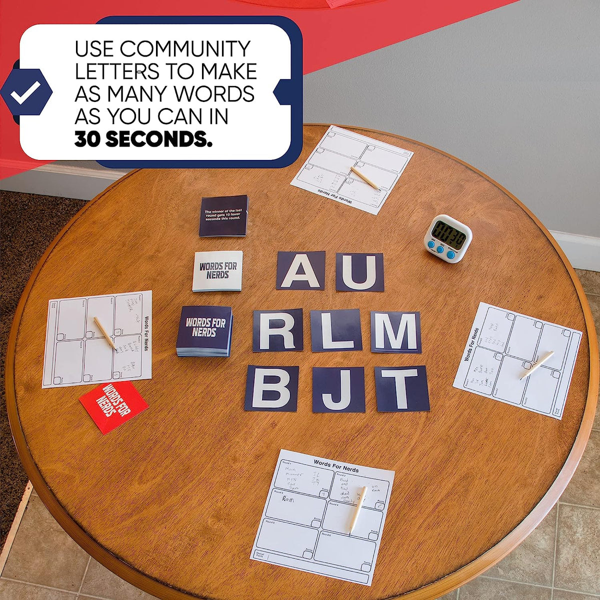 Words for Nerds - Word Games, Family Games, Fun Games for Family Game Night, Board Games Family Night, Fun Family Games for Kids and Adults, Teen Games, Family Board Games, Fun Games for Adults