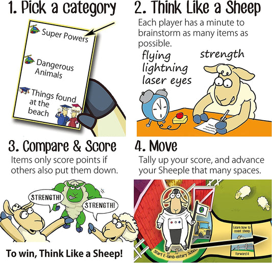 The Best Game in The Ewe-niverse - Think Like a Sheep - Fun for The Wool Family