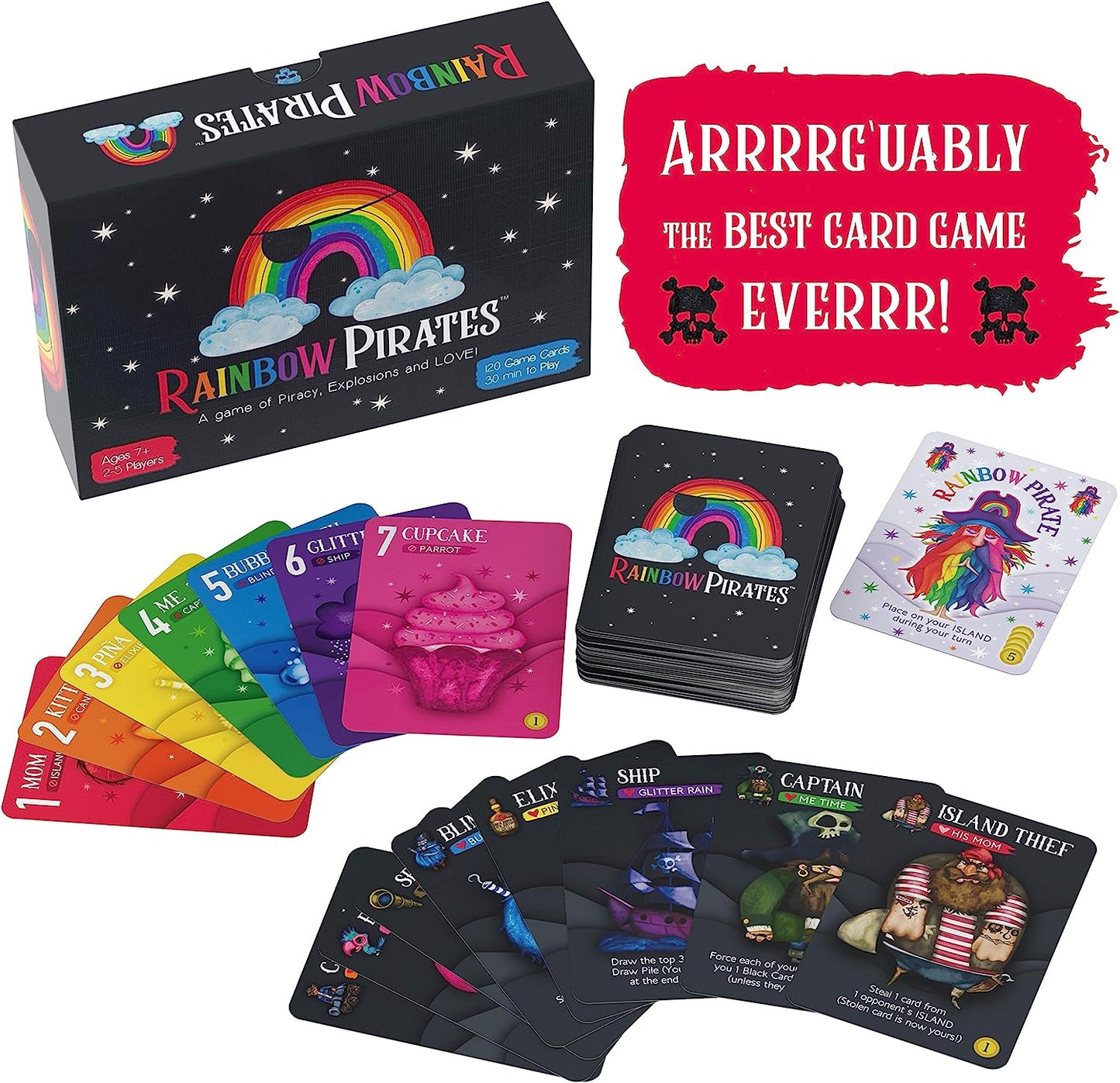 Card Game - New! - Fun 2-5 Player Family-Friendly Party Games for Adults, Teens & Kids