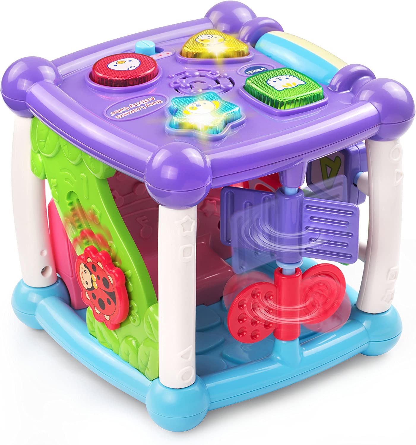 Busy Learners Activity Cube, Purple