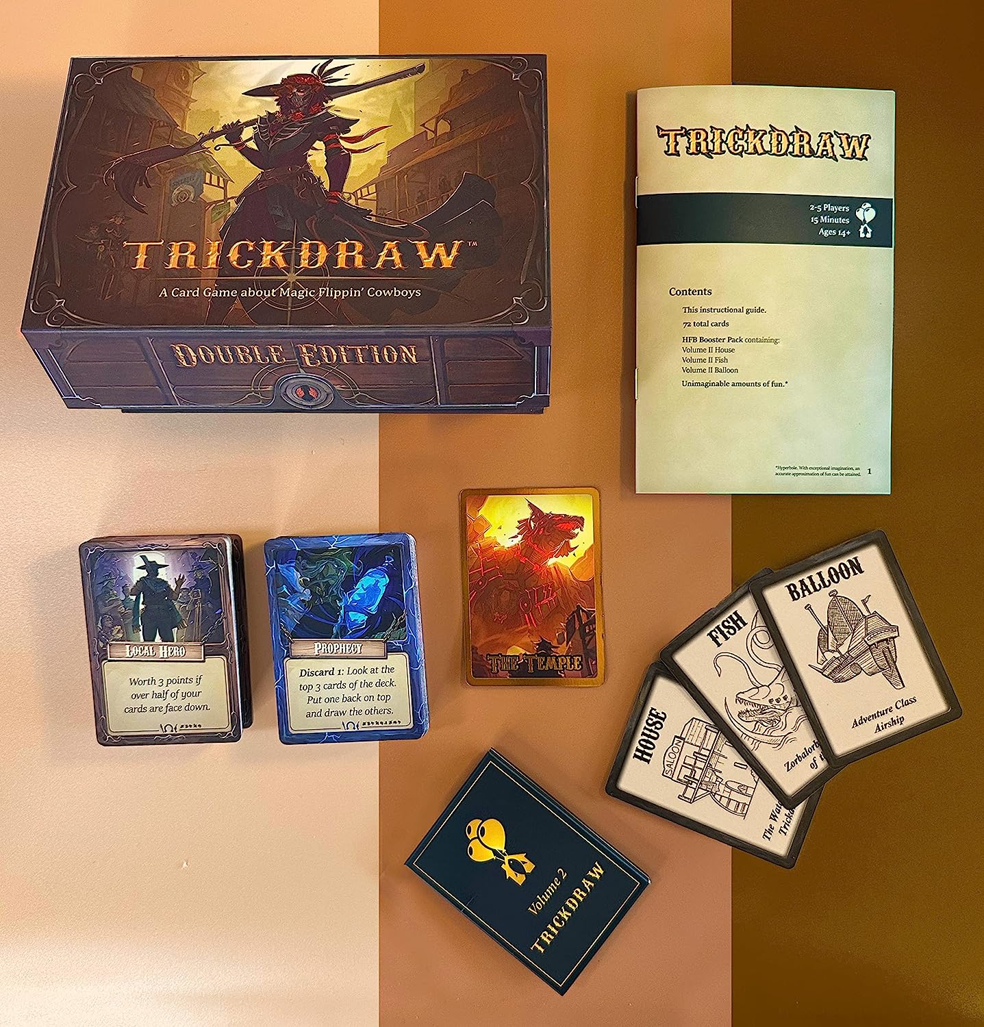 Trickdraw - The Magic Fricken' Cowboy Card Game (Double Edition)