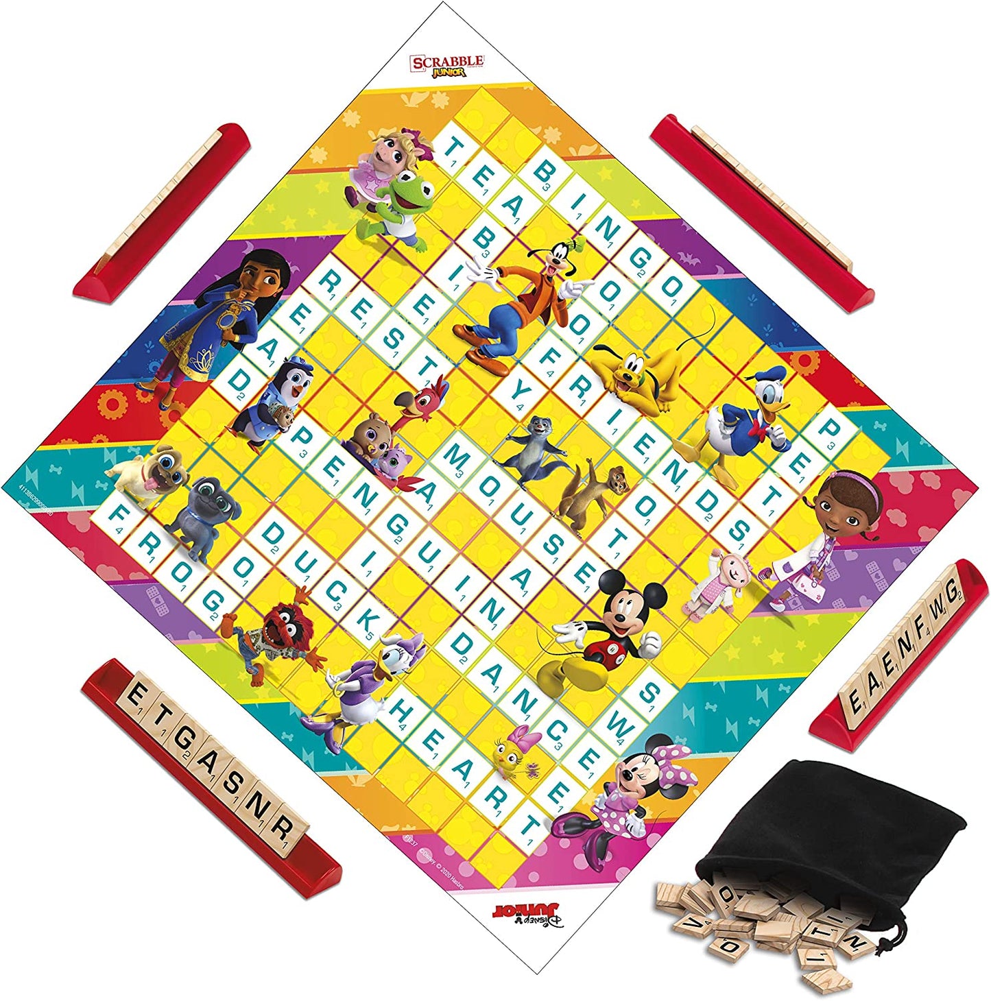 Junior: Junior Edition Board Game, Double -Sided Game Board, Matching and Word Game (Amazon Exclusive)