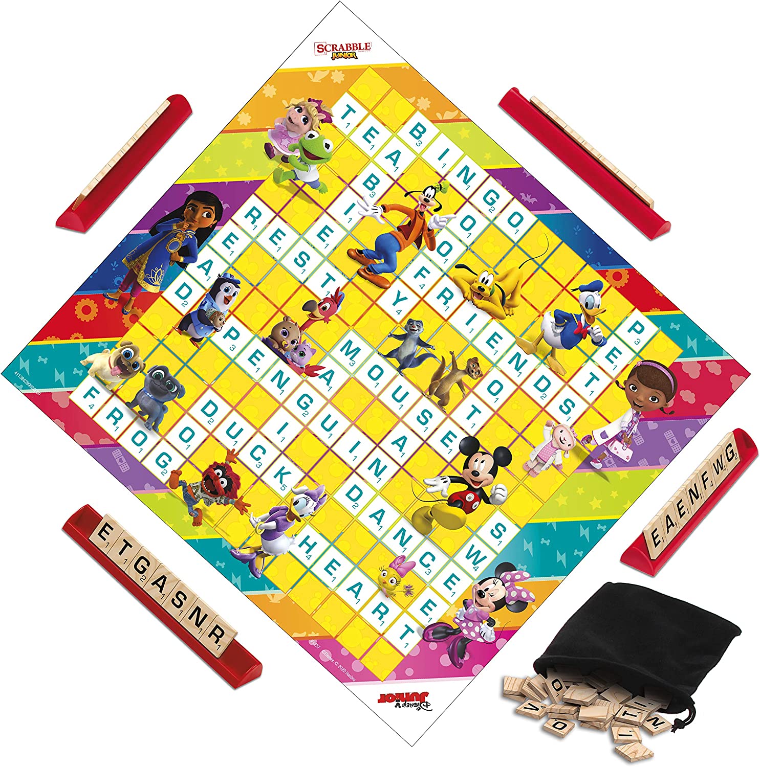 Junior: Junior Edition Board Game, Double -Sided Game Board, Matching and Word Game (Amazon Exclusive)