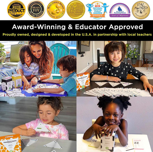 Ultimate Addition & Subtraction Math Mastery Flash Cards Bundle: 722 Equations (All Facts 0-12) for Engaging K-3rd Grade Learning - Fact Family & Single-Fact Cards, Color-Coded, Graphic Illustrations
