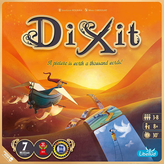 Dixit Board Game 2021 Refresh | Storytelling Game for Kids and Adults | Fun Family Party Game | Game | Ages 8+ | 3-8 Players | Average Playtime 30 Minutes | Made by