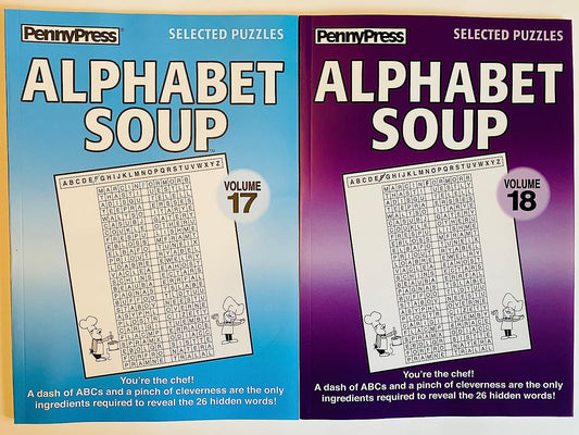 Issues 17 and 18 of Alphabet Soup Puzzles from Selected Puzzles