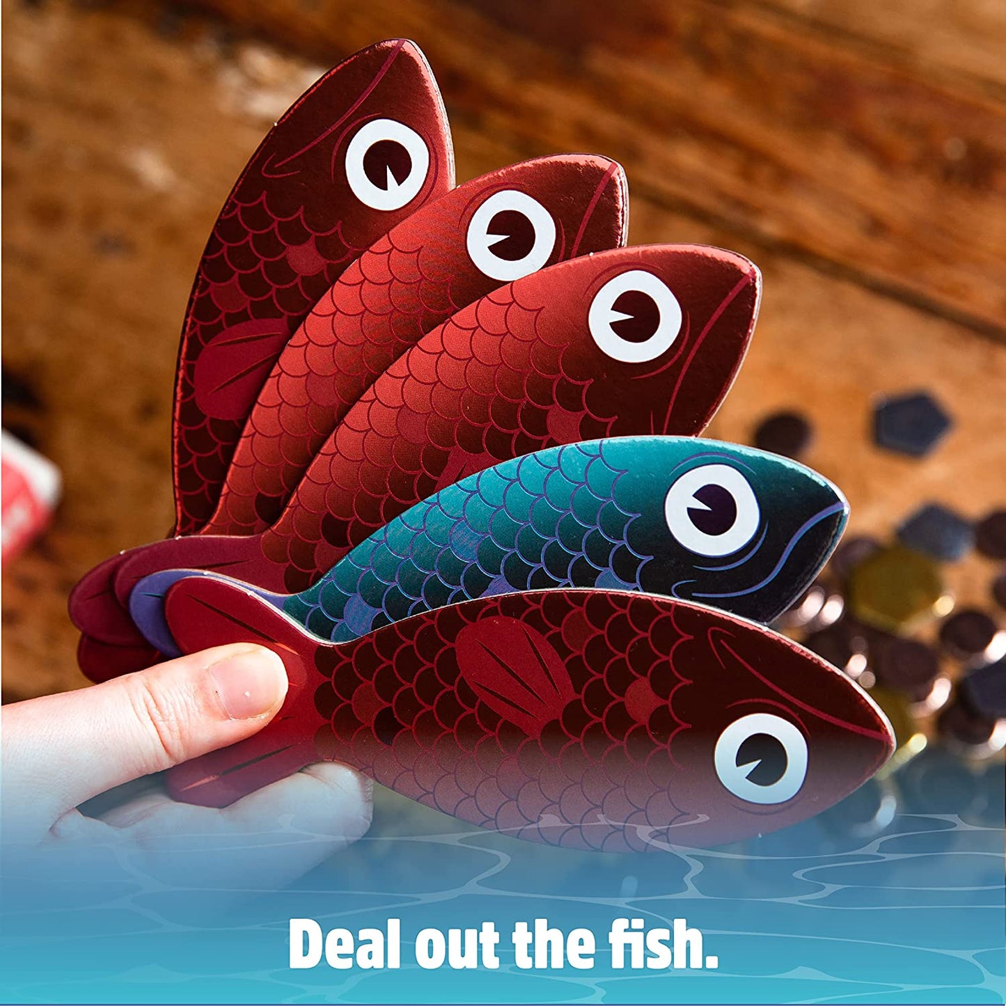 Sounds Fishy: The Bluffing Family Board Game for Kids 10+ and Adults — Best New Family Quiz Games, Trivia Games for Groups of People
